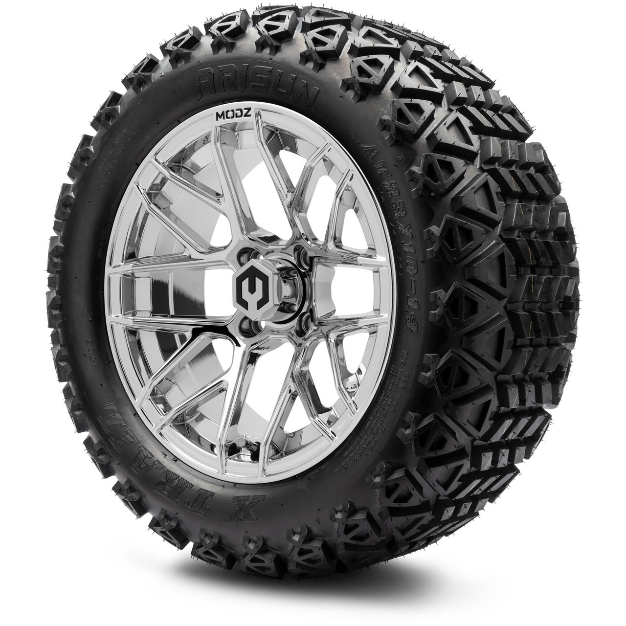 MODZ 14" Matrix Chrome Wheels 
