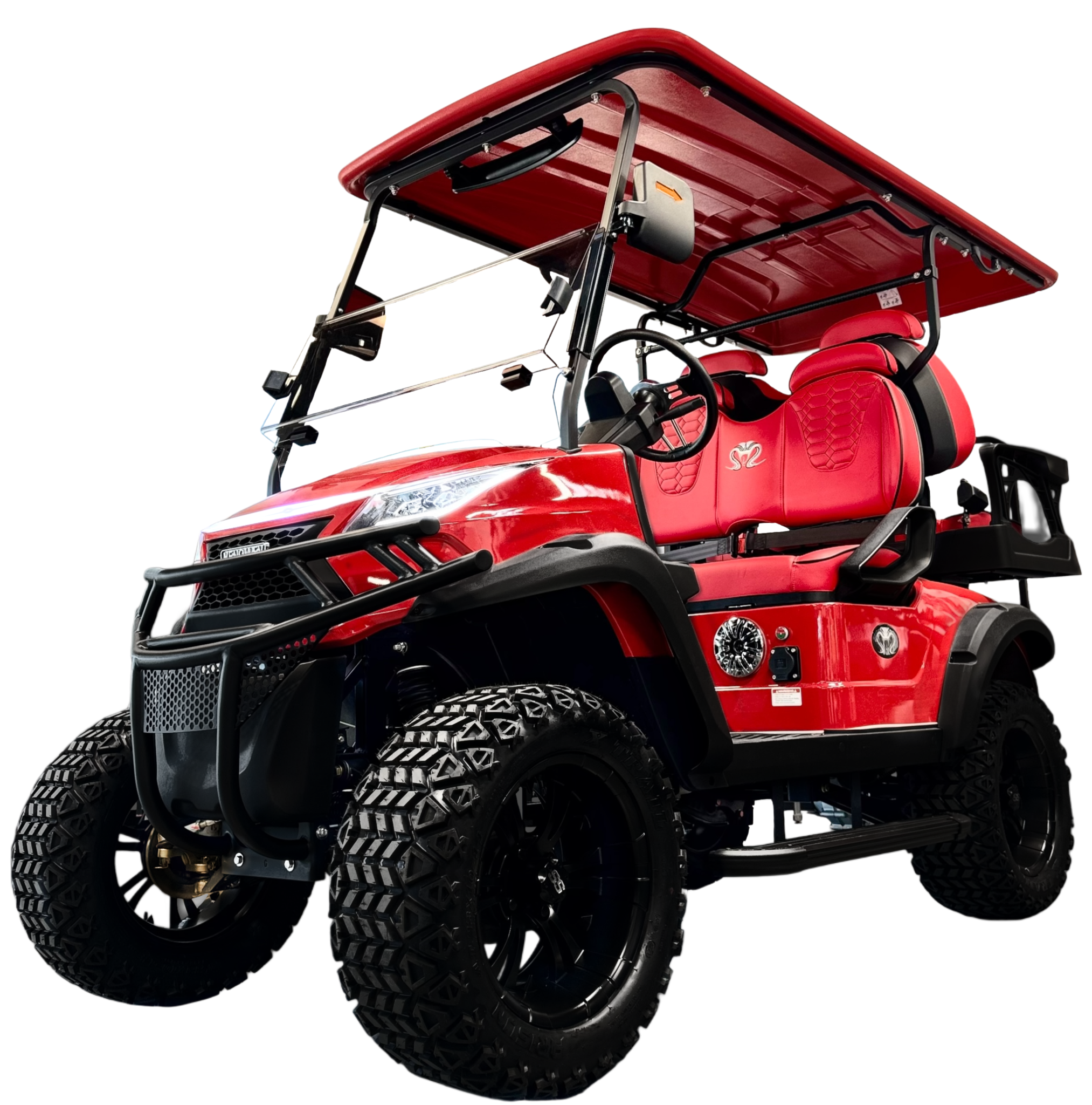 Venom Strike 4 Passenger 2+2 Lifted Golf Cart