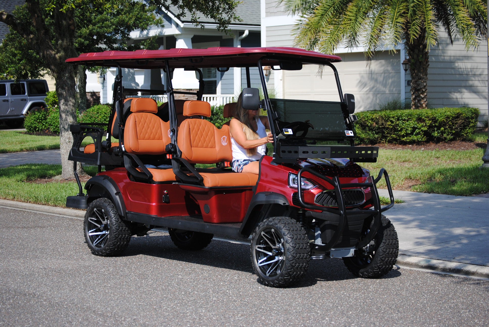 Neptune 6 Passenger 4 Forward Lifted Golf Cart