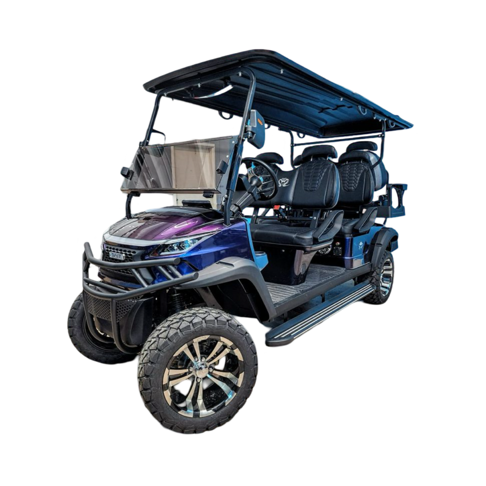 Venom Strike 4 Passenger 2+2 Lifted Golf Cart