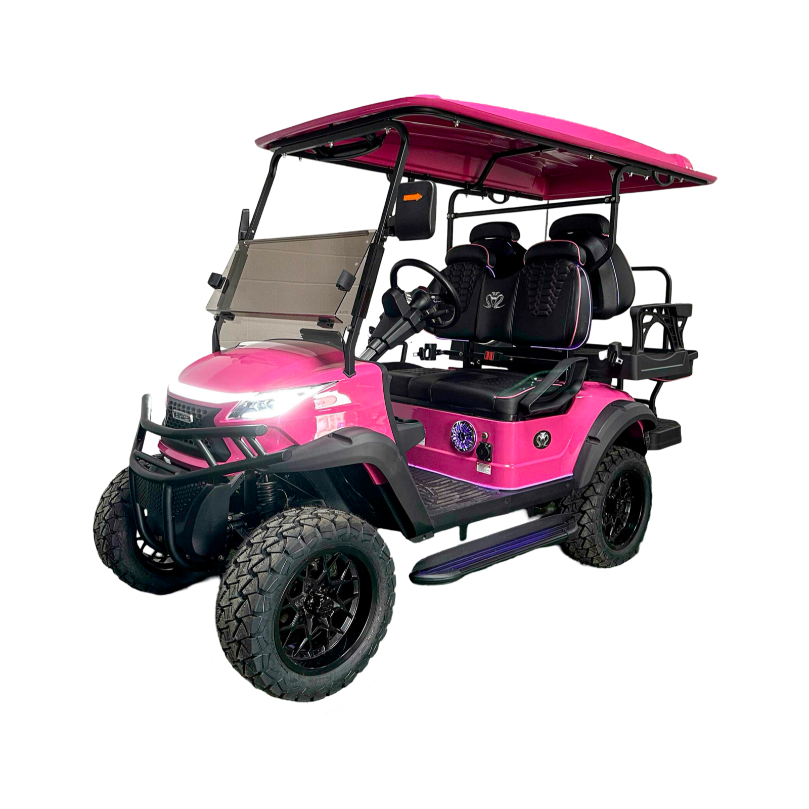 Venom Strike 4 Passenger 2+2 Lifted Golf Cart