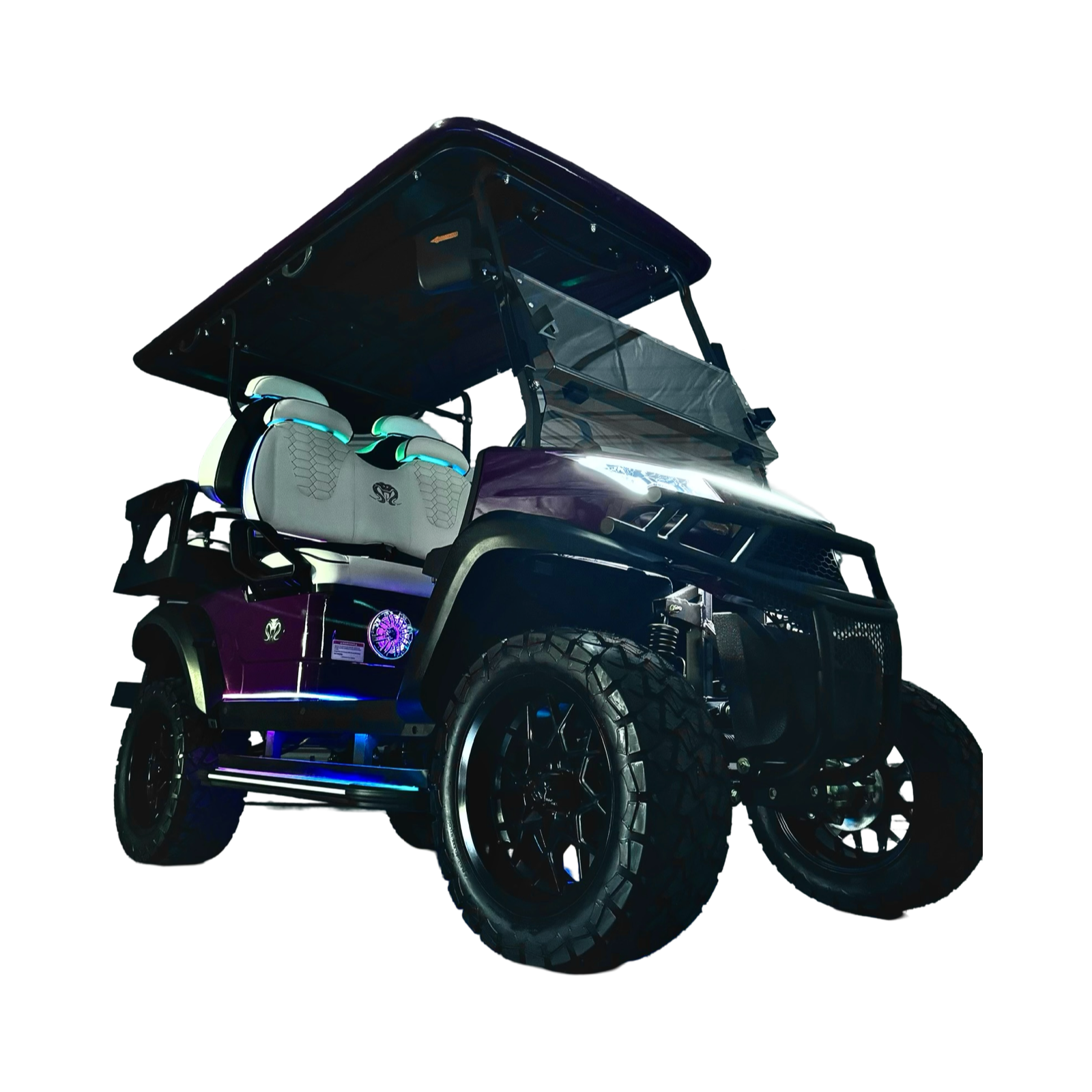Venom Strike 4 Passenger 2+2 Lifted Golf Cart
