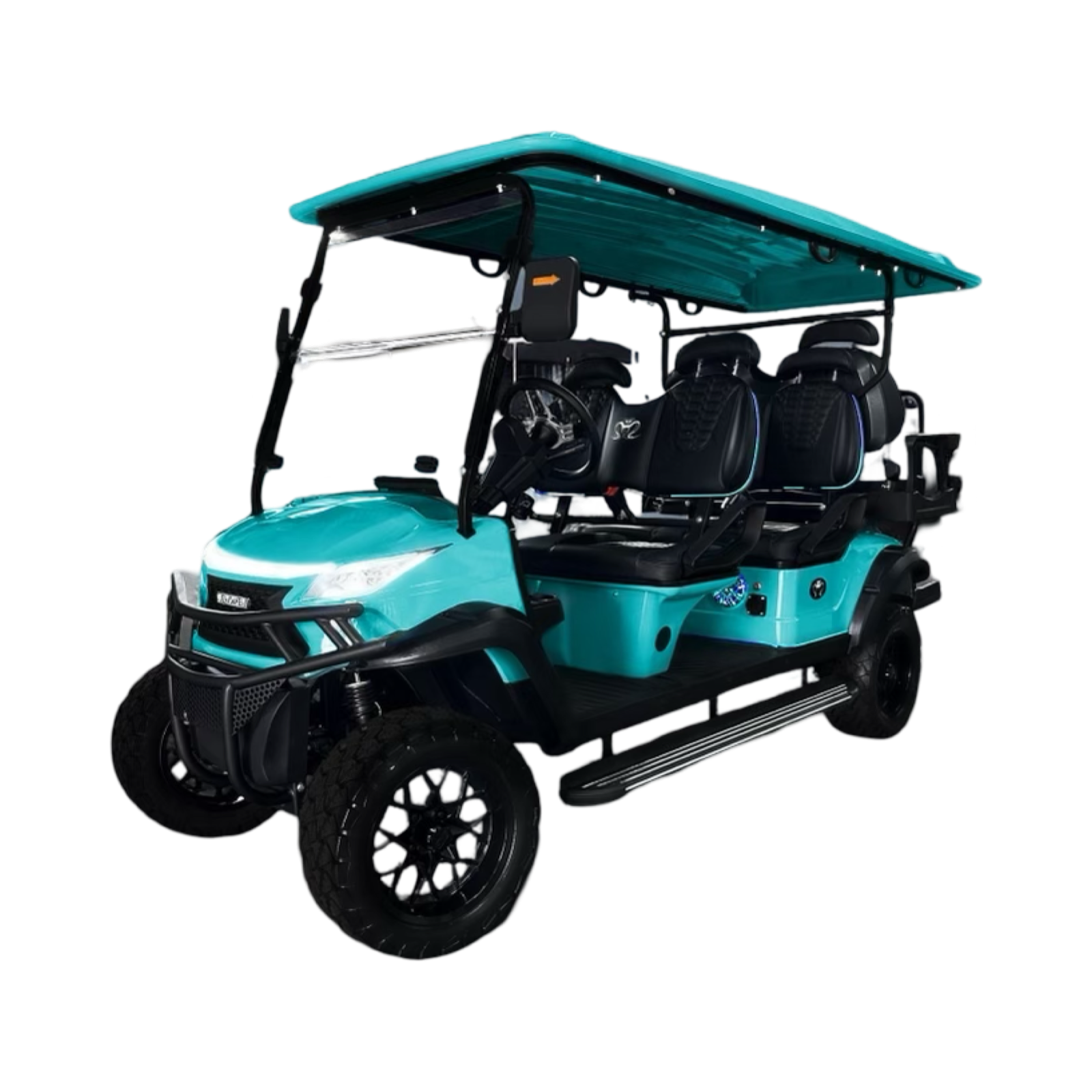 Venom Strike 4 Passenger 2+2 Lifted Golf Cart
