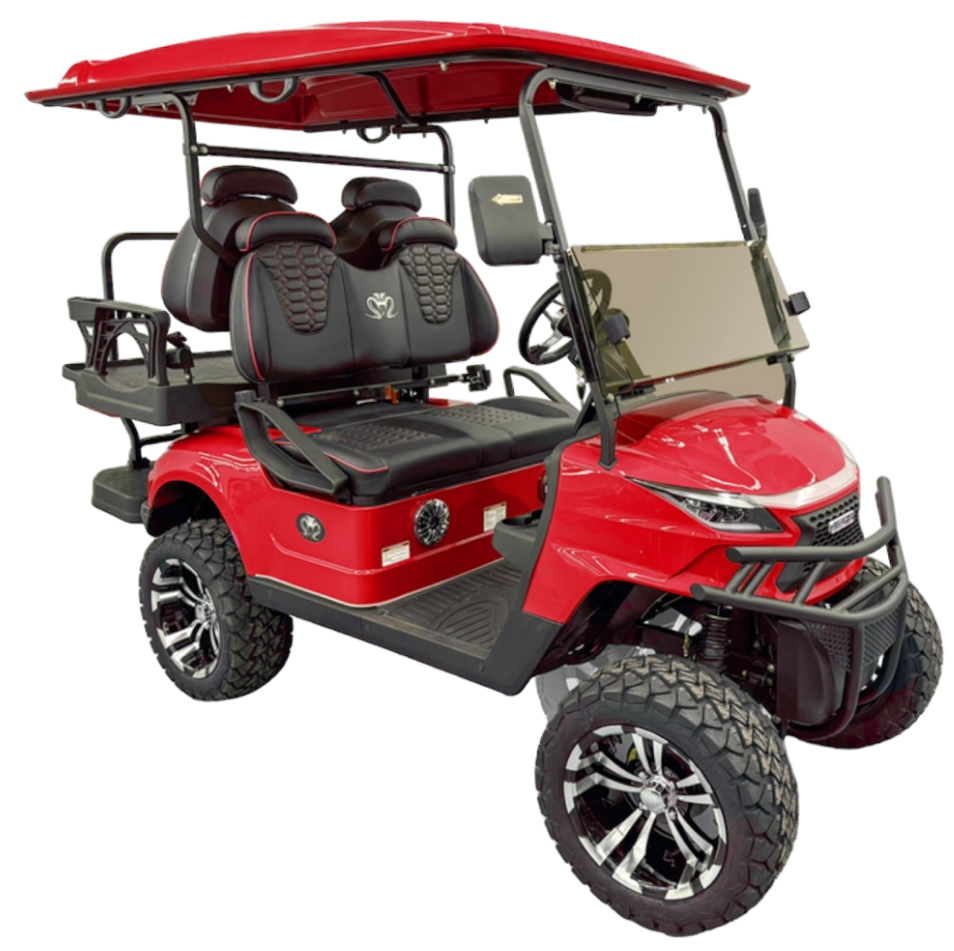 Venom Strike 4 Passenger 4 Forward Non Lifted Golf Cart